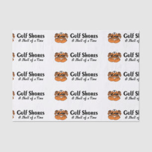 Papier Mousseline Côte du Golfe Crabe de l'Alabama