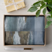 Papier Mousseline Côte rocheuse d'Aruba et océan bleu (Cadeau)