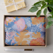 Papier Mousseline Côtière rustique - Coquillages, Starfish, Reef (19 (Cadeau)