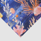 Papier Mousseline Côtière rustique - Coquillages, Starfish, Reef (27 (Détail)