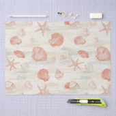 Papier Mousseline Côtière rustique - Coquillages, Starfish, Reef (29 (Artisanat)