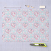 Papier Mousseline Coton Candy Kawaii Bunny Mandala Art Déco Scallop (Artisanat)