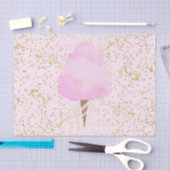 Papier Mousseline Coton rose Bonbons & Gold Confetti fête d'annivers (Artisanat)