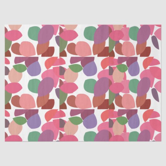 Papier Mousseline Cotoneaster Feuilles Colorées Botanique (Recto)