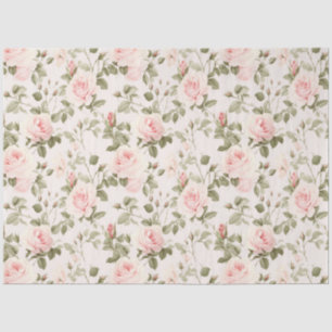 Papier Mousseline Cottage Chic Rose Series Design 1