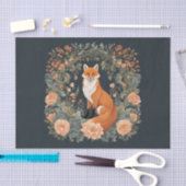 Papier Mousseline Cottagecore Fox Decoupage (Artisanat)