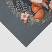 Papier Mousseline Cottagecore Fox Decoupage (Détail)