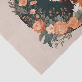 Papier Mousseline Cottagecore Fox Decoupage (Détail)