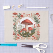 Papier Mousseline Cottagecore Mushrooms Decoupage (Artisanat)
