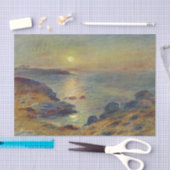 Papier Mousseline Coucher de soleil à Douarnenez (Artisanat)