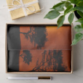 Papier Mousseline Coucher de soleil africain (Cadeau)