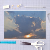 Papier Mousseline Coucher de soleil avec formation Teacup Cloud par  (Artisanat)