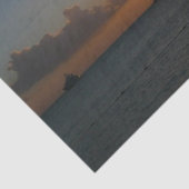 Papier Mousseline Coucher de soleil avec voiliers Paysage tropical P (Détail)