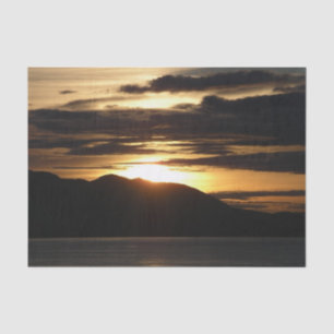 Papier Mousseline Coucher de soleil en Alaska III Photographie magni