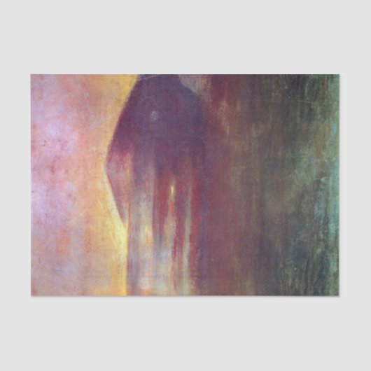 Papier Mousseline Coucher de soleil par Mikalojus Ciurlionis  (Recto)