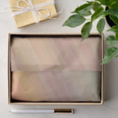 Papier Mousseline Coucher de soleil rayé rayé orange (Cadeau)