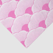 Papier Mousseline Coucher de soleil, rose tonique, texture béton (Détail)