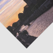 Papier Mousseline Coucher de soleil sur Notre Dame de Paris - Paris, (Détail)