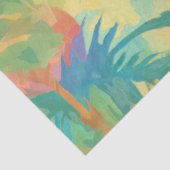 Papier Mousseline Coucher de soleil tropical chaud (Détail)