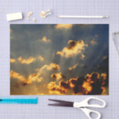 Papier Mousseline Coucher du soleil (Artisanat)