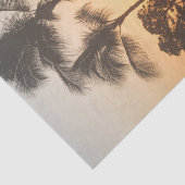 Papier Mousseline Coucher du soleil rêveur (Détail)