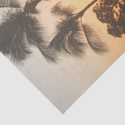 Papier Mousseline Coucher du soleil rêveur (Détail)