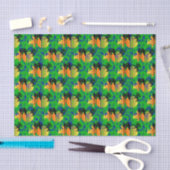 Papier Mousseline Coucher du soleil surfant (Artisanat)