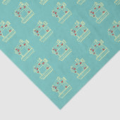 Papier Mousseline Coudre Et Coudre M'A Dit Que Tu Aimais Coudre (Détail)