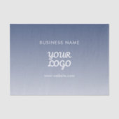 Papier Mousseline Couleur de dégradé modifiable de votre logo (Recto)