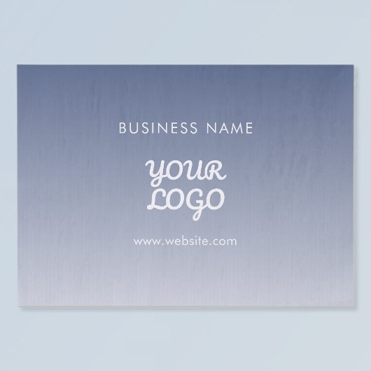 Papier Mousseline Couleur de dégradé modifiable de votre logo