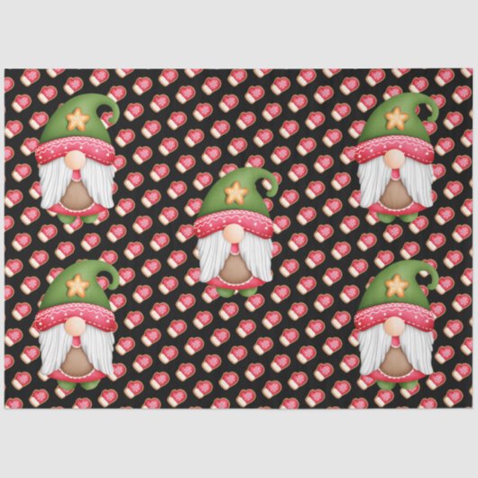 Papier Mousseline Couleur de la Personnaliser Glove Gnome (Recto)