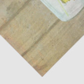 Papier Mousseline Couleur de tournesol Mason Jars Découpage en bois (Détail)