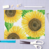 Papier Mousseline Couleur d'eau des fleurs de soleil (Artisanat)