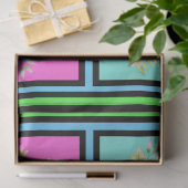 Papier Mousseline Couleur d'eau Fleurs de soleil et fleurs roses Déc (Cadeau)