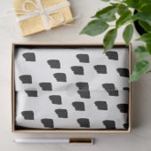 Papier Mousseline Couleur d'eau noir et blanc (Cadeau)