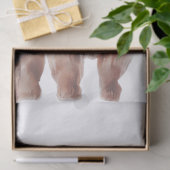 Papier Mousseline Couleur d'eau Tartan Cow Highland (Cadeau)