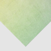 Papier Mousseline Couleur d'eau verte et jaune (Détail)