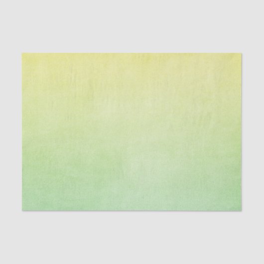 Papier Mousseline Couleur d'eau verte et jaune (Recto)