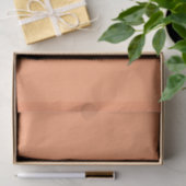Papier Mousseline Couleur orange douce (Cadeau)