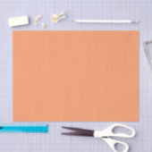 Papier Mousseline Couleur orange douce (Artisanat)