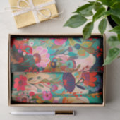 Papier Mousseline Couleur rose chaude - Découpage de peinture Abstra (Cadeau)