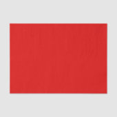 Papier Mousseline Couleur rouge uni Noël (Recto)
