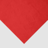 Papier Mousseline Couleur rouge uni Noël (Détail)