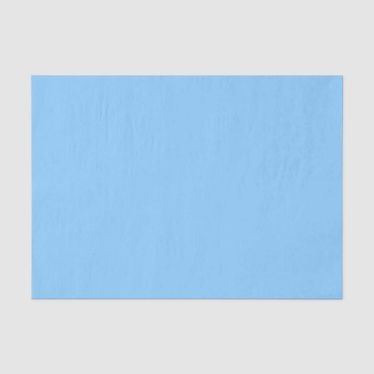 Papier Mousseline Couleur solide : bleu ciel (Recto)