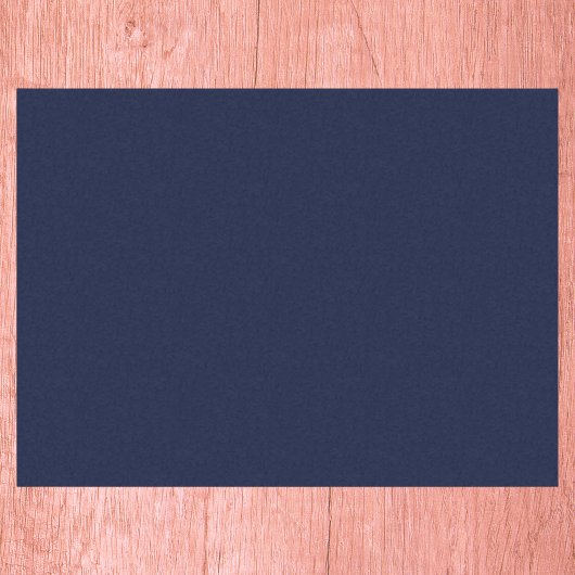 Papier Mousseline Couleur solide bleu marine de minuit