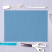 Papier Mousseline Couleur solide bleu profond (Artisanat)