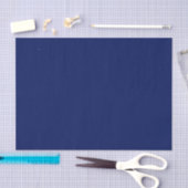 Papier Mousseline Couleur solide - Bleu pur (Artisanat)