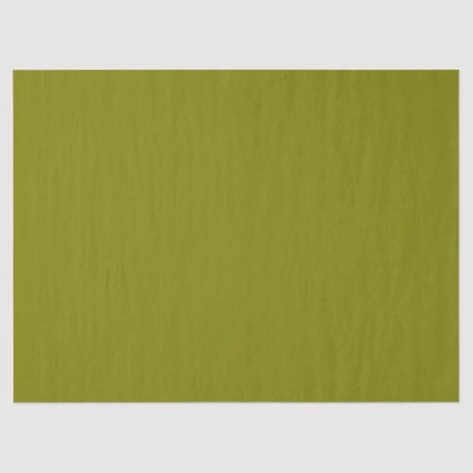 Papier Mousseline Couleur solide d'olive (Recto)