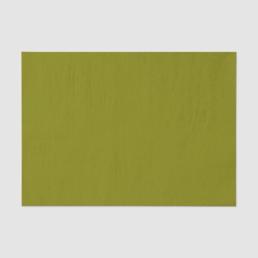 Papier Mousseline Couleur solide d'olive (Recto)