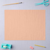 Papier Mousseline Couleur solide Fuzz Peach (Artisanat)